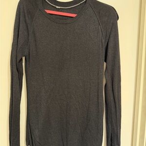 lululemon athletica Charcoal Long Sleeve Top